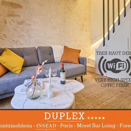 Apartmán Duplex Standing 7Min➤Fontainebleau-Insead⎮45Min➤Paris Veneux-les-Sablons Exteriér fotografie