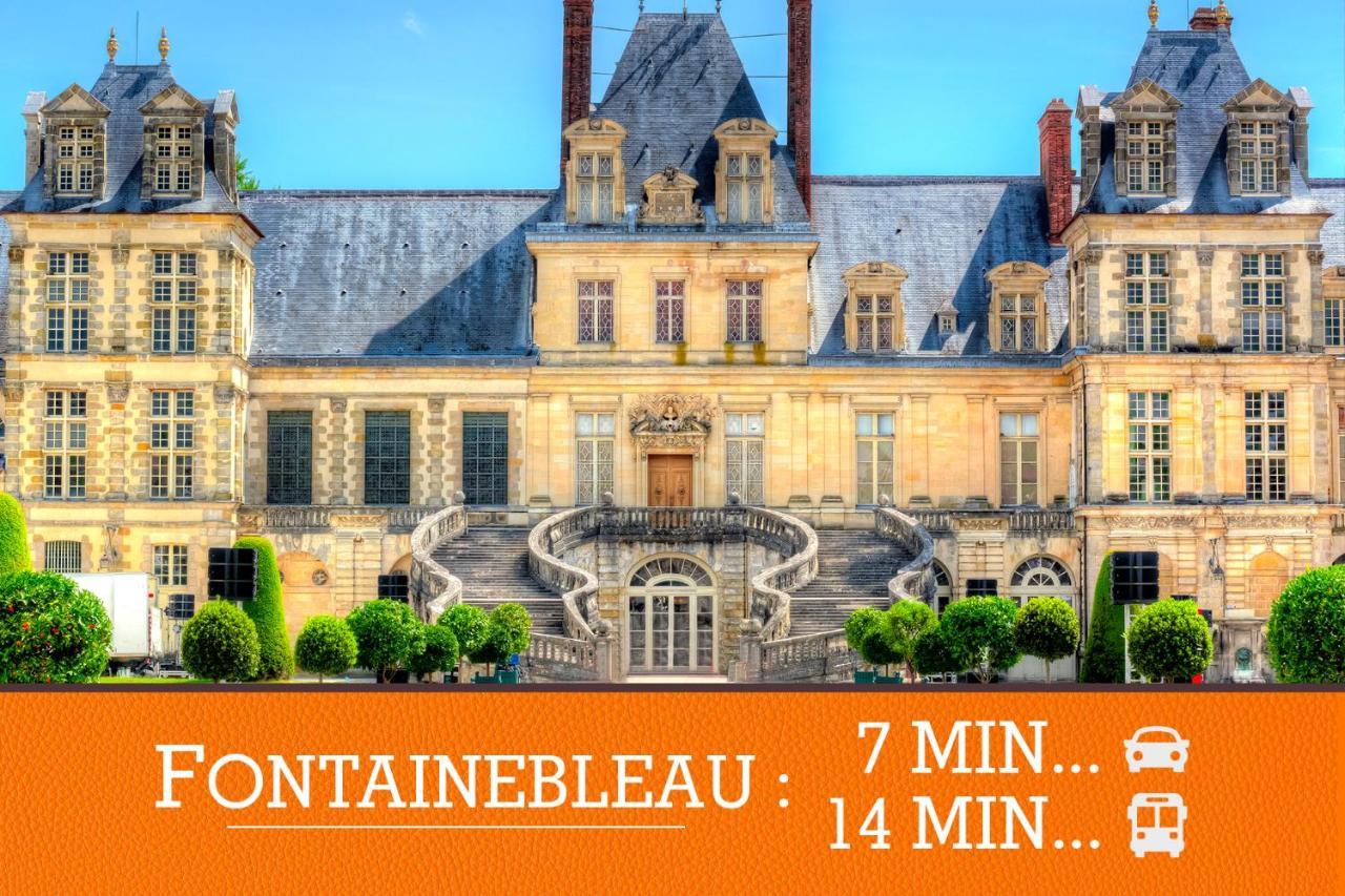 Apartmán Duplex Standing 7Min➤Fontainebleau-Insead⎮45Min➤Paris Veneux-les-Sablons Exteriér fotografie